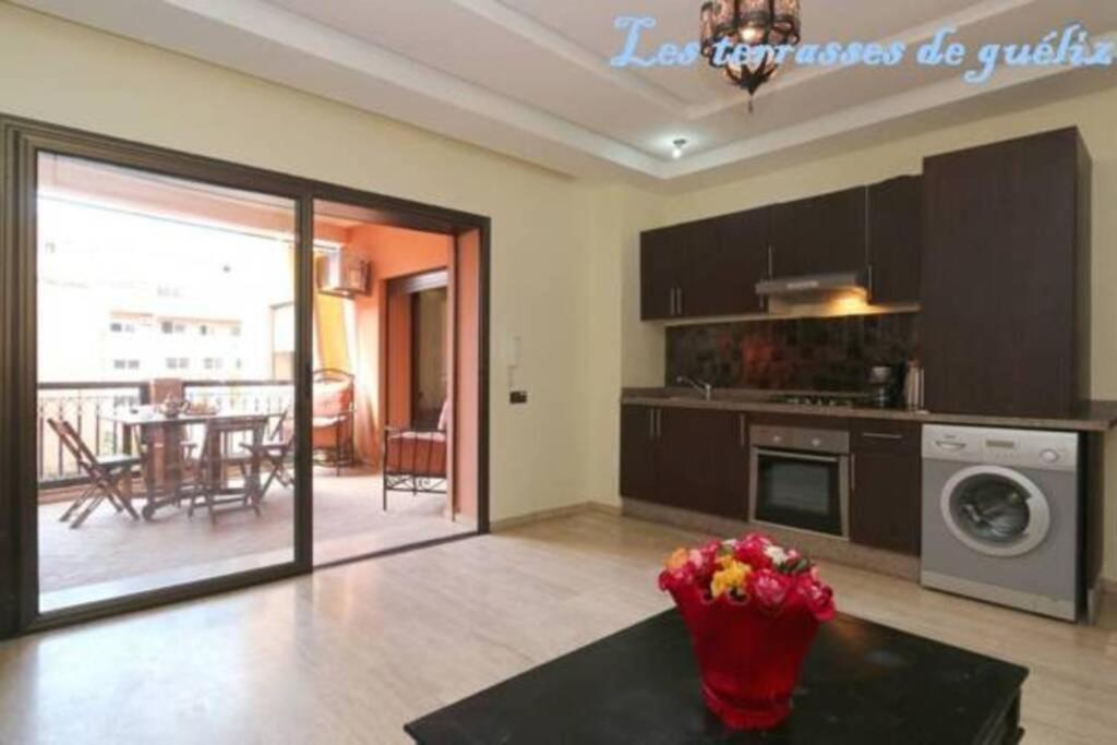 Les Terrasses De Gueliz Lägenhet Marrakesh Exteriör bild